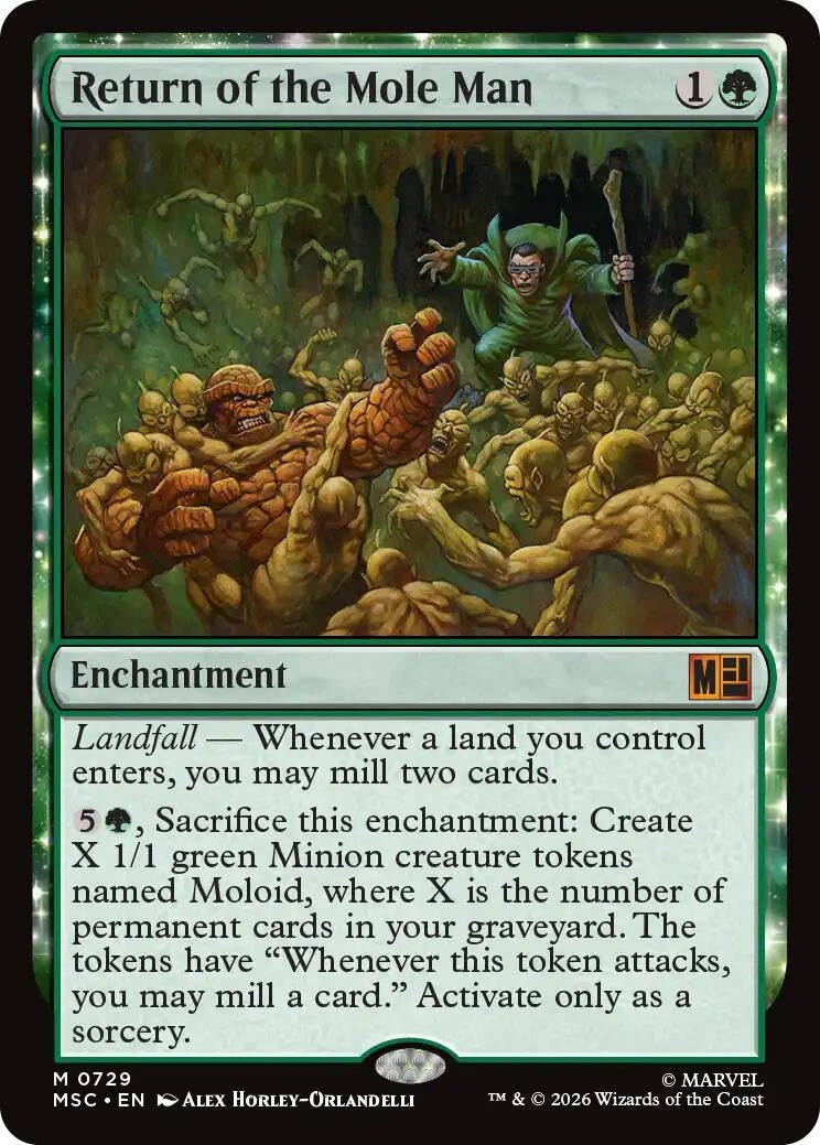 Image for Return of the Mole Man (729) (MSC) - Magic: The Gathering