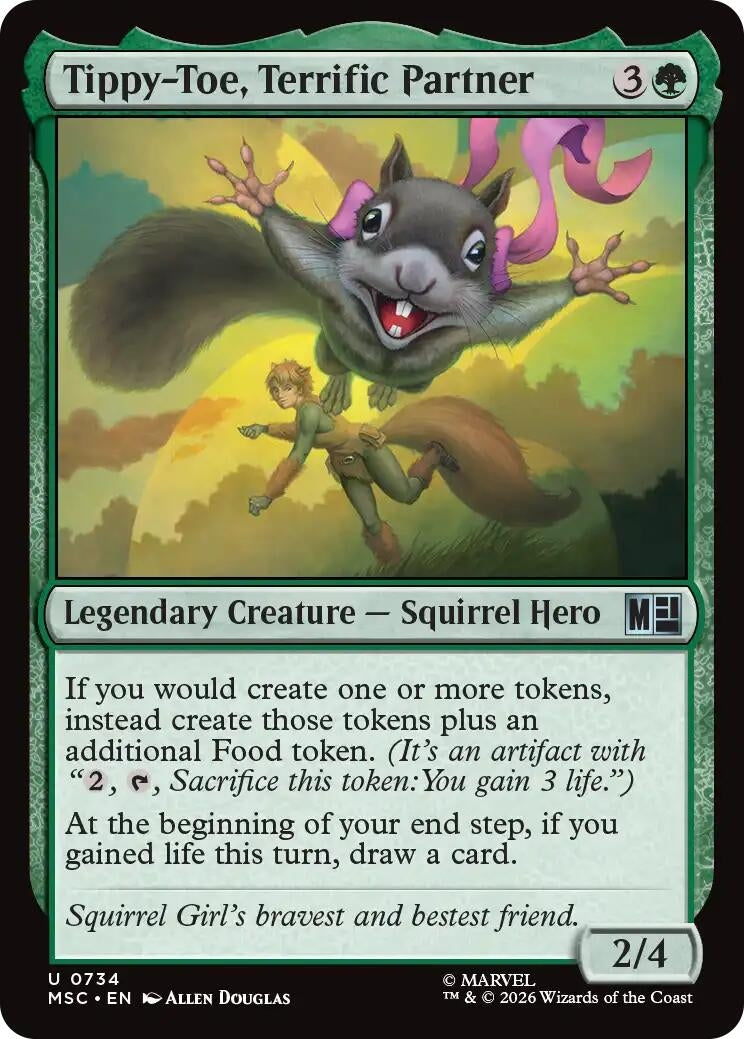 Image for Tippy-Toe, Terrific Partner (734) (MSC) - Magic: The Gathering