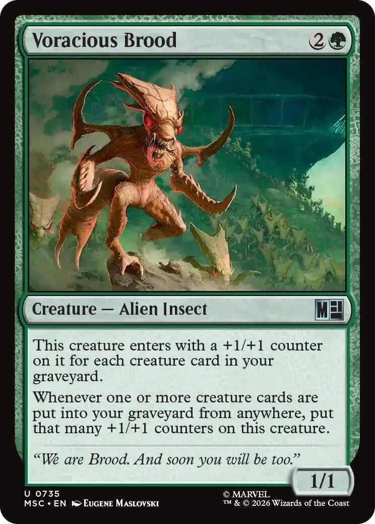 Image for Voracious Brood (735) (MSC) - Magic: The Gathering
