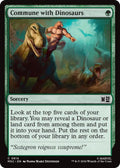 Image for Commune with Dinosaurs (814) (MSC) - Magic: The Gathering