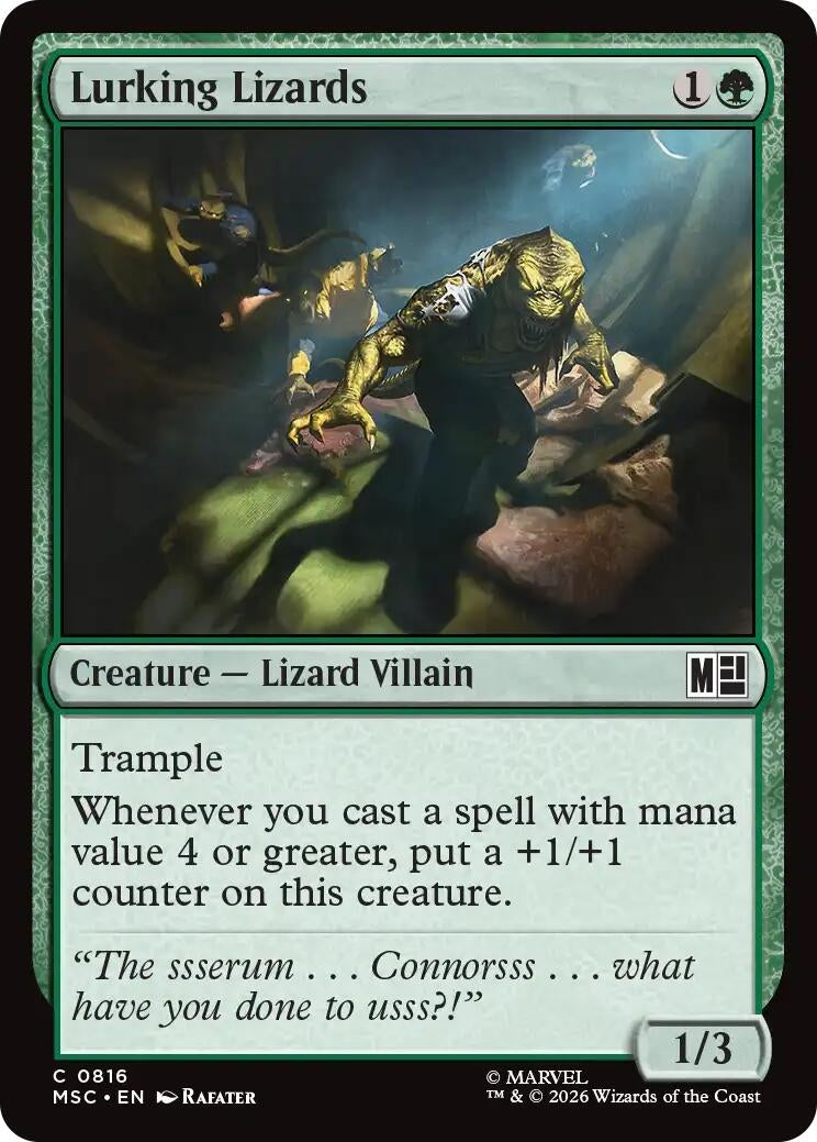 Image for Lurking Lizards (816) (MSC) - Magic: The Gathering