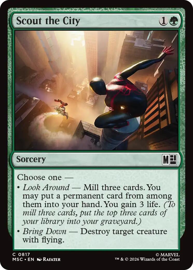 Image for Scout the City (817) (MSC) - Magic: The Gathering