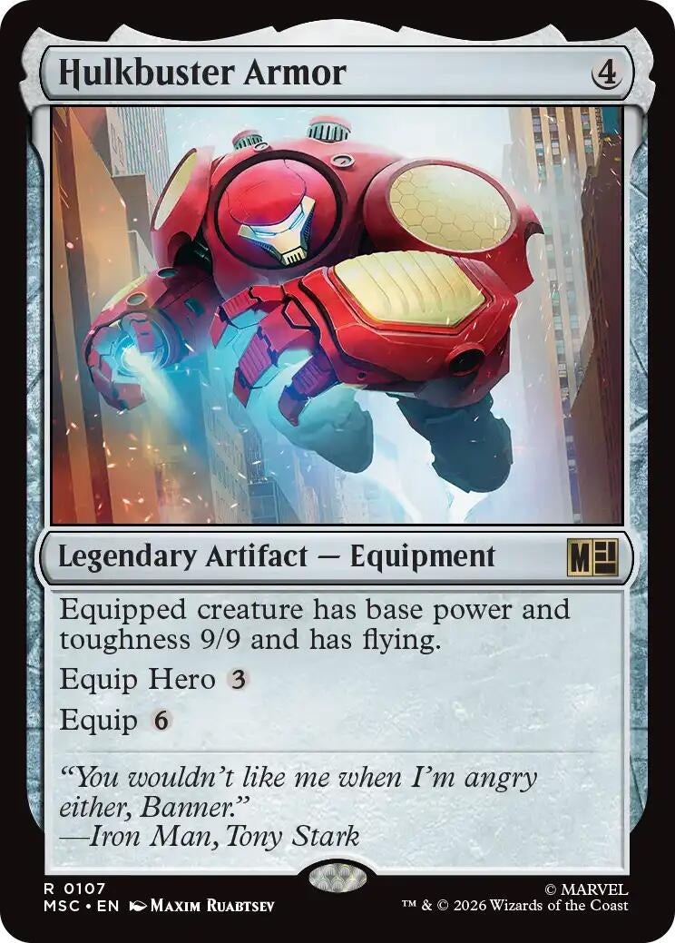 Image for Hulkbuster Armor (107) (MSC) - Magic: The Gathering