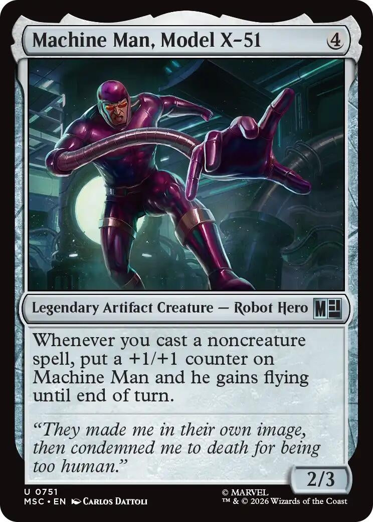 Image for Machine Man, Model X-51 (751) (MSC) - Magic: The Gathering