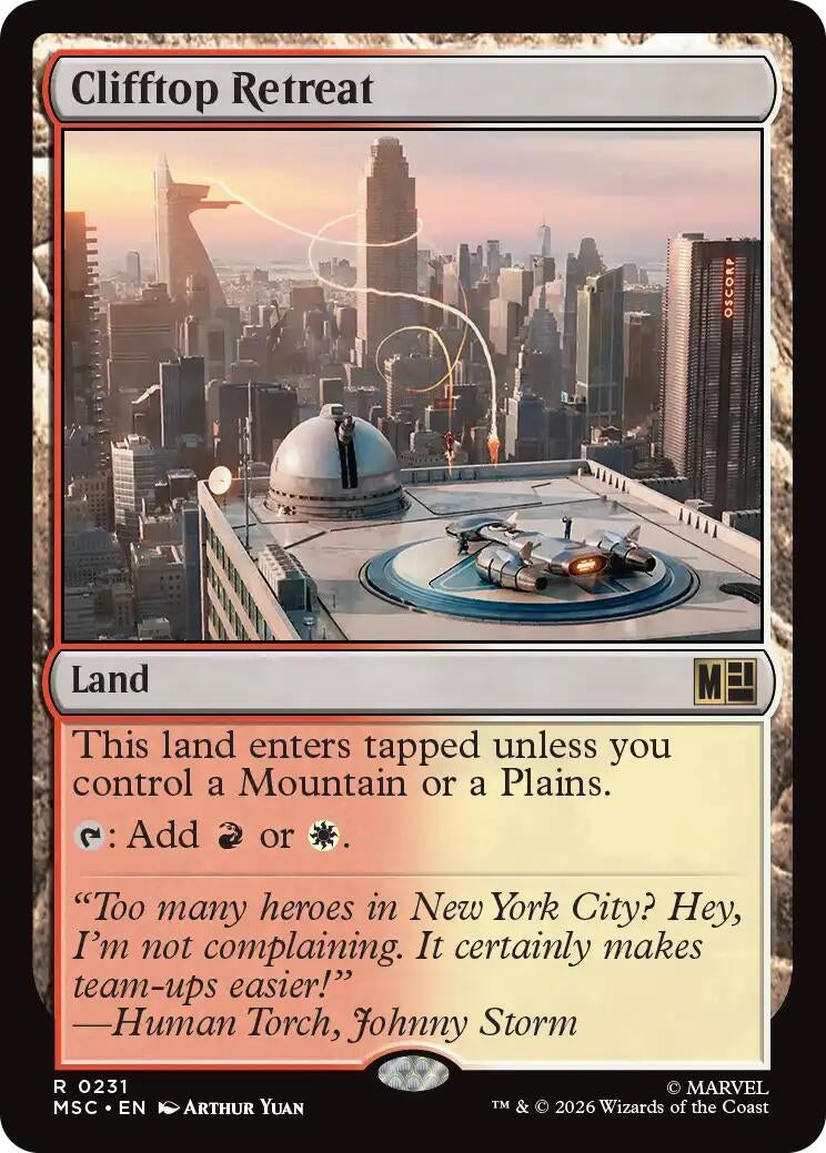 Image for Clifftop Retreat (231) (MSC) - Magic: The Gathering