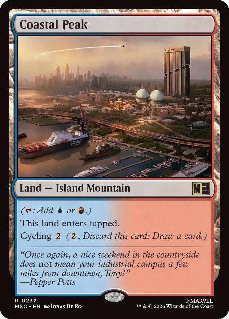 Image for Coastal Peak (232) (MSC) - Magic: The Gathering