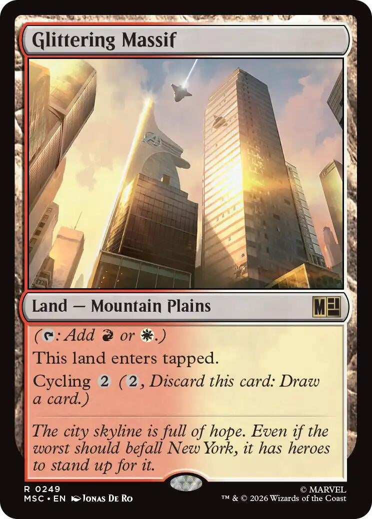 Image for Glittering Massif (249) (MSC) - Magic: The Gathering