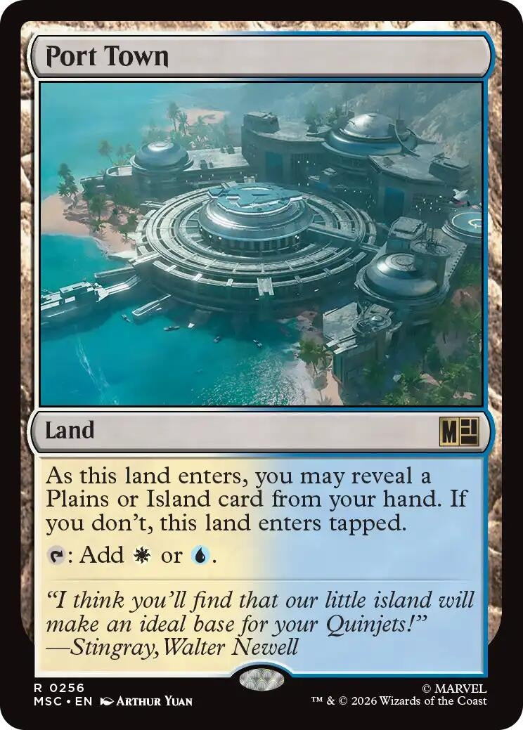 Image for Port Town (256) (MSC) - Magic: The Gathering