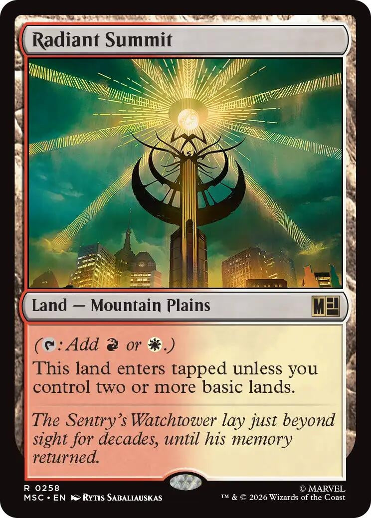 Image for Radiant Summit (258) (MSC) - Magic: The Gathering