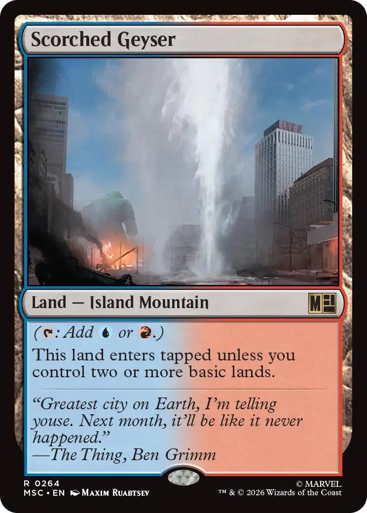 Image for Scorched Geyser (264) (MSC) - Magic: The Gathering