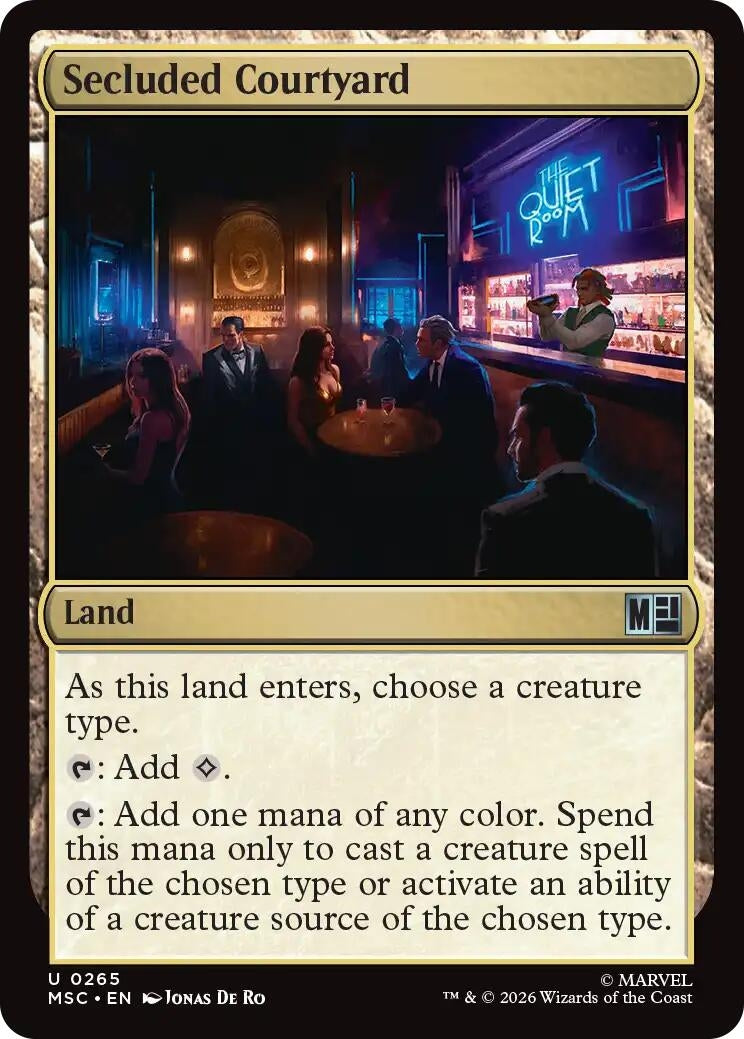 Image for Secluded Courtyard (265) (MSC) - Magic: The Gathering