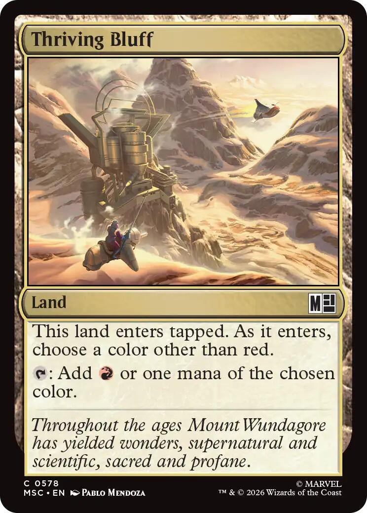 Image for Thriving Bluff (578) (MSC) - Magic: The Gathering