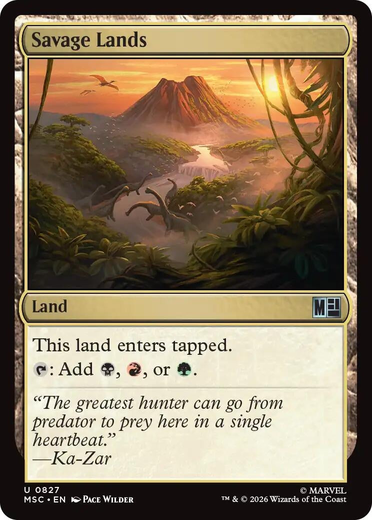 Image for Savage Lands (827) (MSC) - Magic: The Gathering