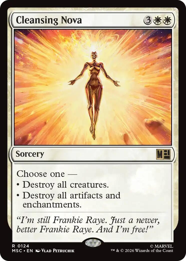 Image for Cleansing Nova (Surge Foil) (124) (MSC) - Magic: The Gathering