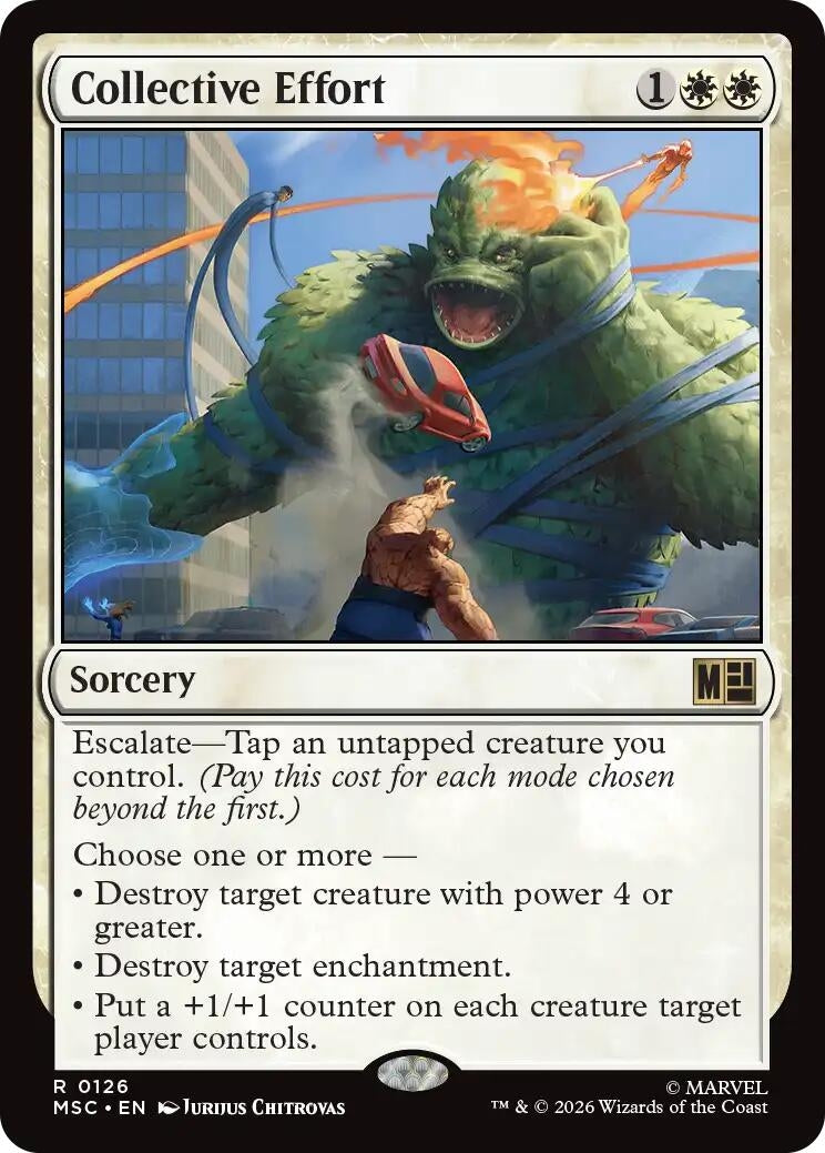 Image for Collective Effort (126) (MSC) - Magic: The Gathering