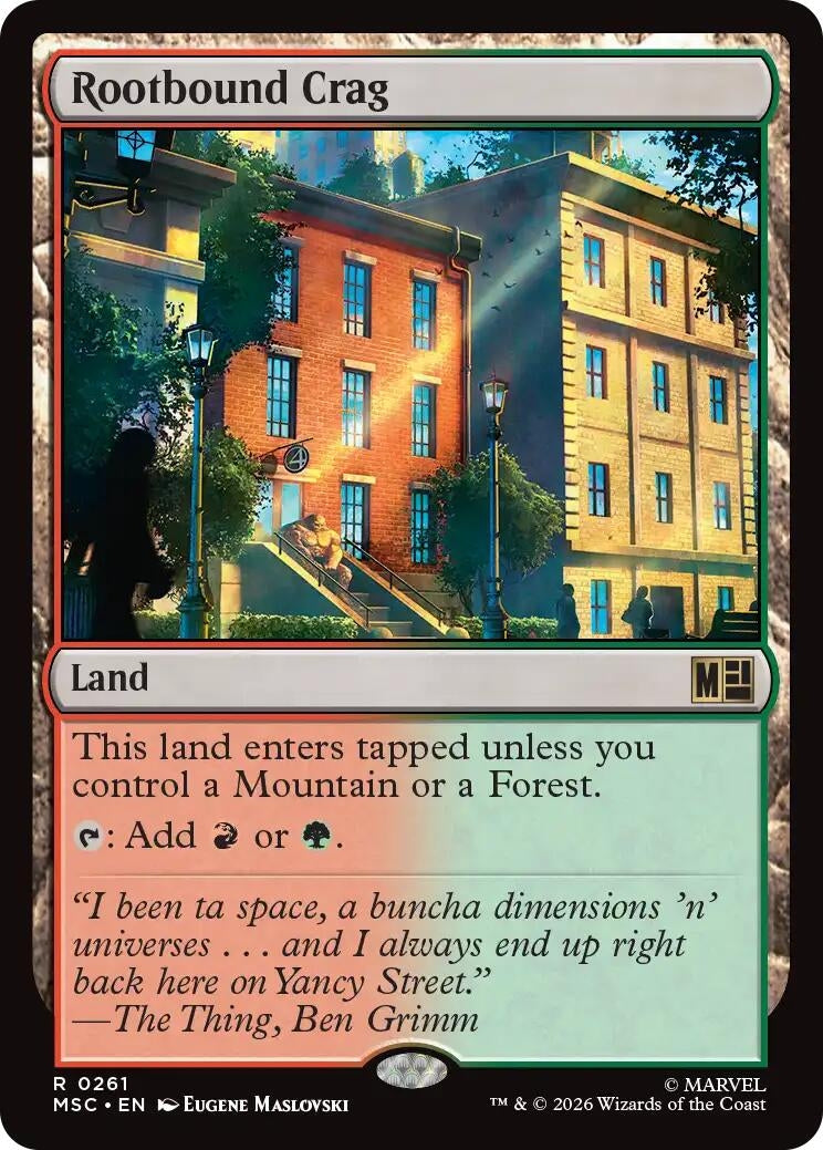 Image for Rootbound Crag (261) (MSC) - Magic: The Gathering