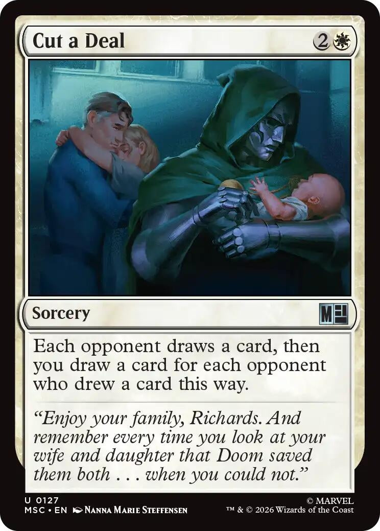 Image for Cut a Deal (Surge Foil) (127) (MSC) - Magic: The Gathering