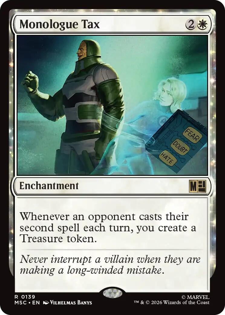 Image for Monologue Tax (139) (MSC) - Magic: The Gathering