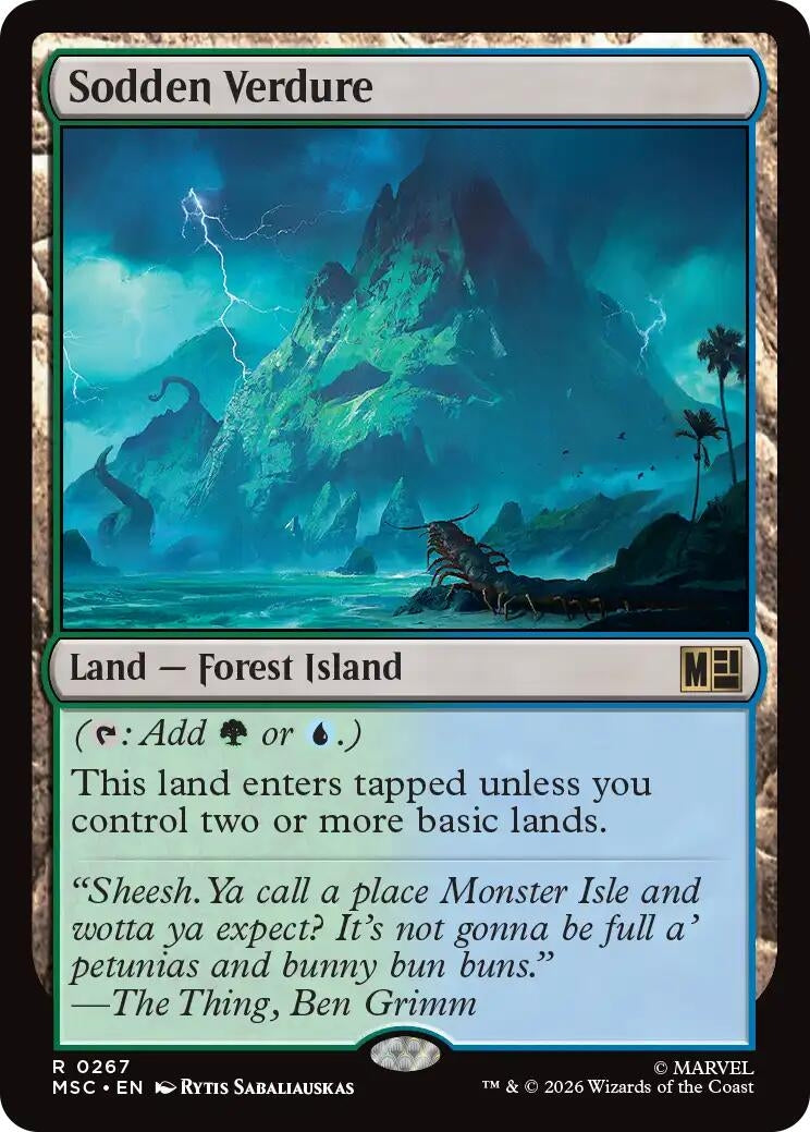 Image for Sodden Verdure (Surge Foil) (267) (MSC) - Magic: The Gathering
