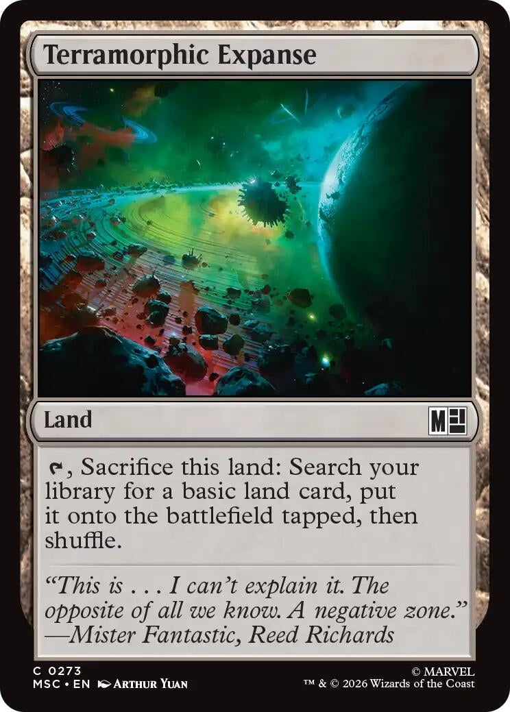Image for Terramorphic Expanse (0273) (Surge Foil) (273) (MSC) - Magic: The Gathering