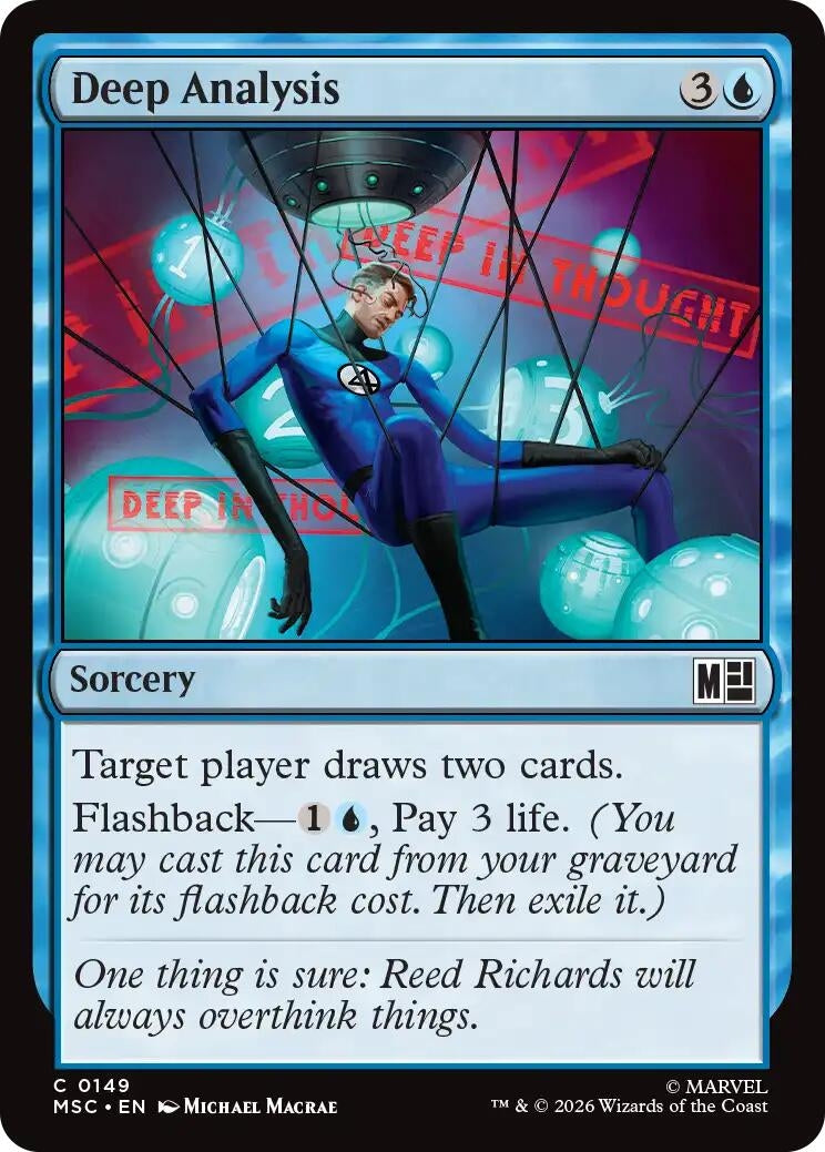 Image for Deep Analysis (Surge Foil) (149) (MSC) - Magic: The Gathering