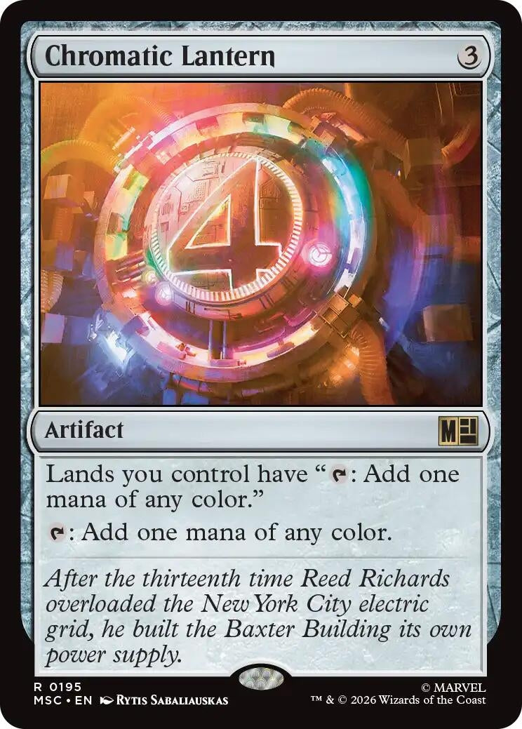 Image for Chromatic Lantern (195) (MSC) - Magic: The Gathering