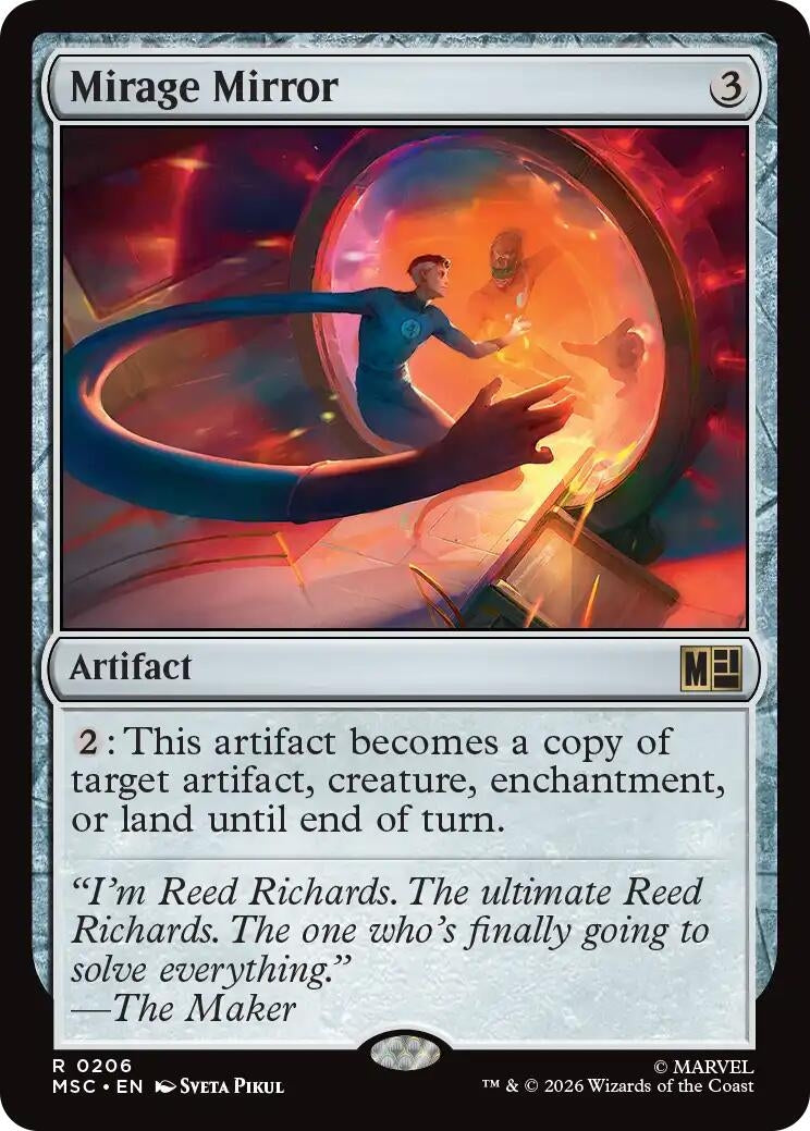 Image for Mirage Mirror (Surge Foil) (206) (MSC) - Magic: The Gathering
