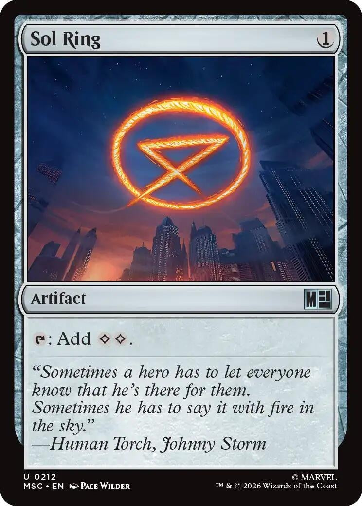 Image for Sol Ring (0212) (212) (MSC) - Magic: The Gathering