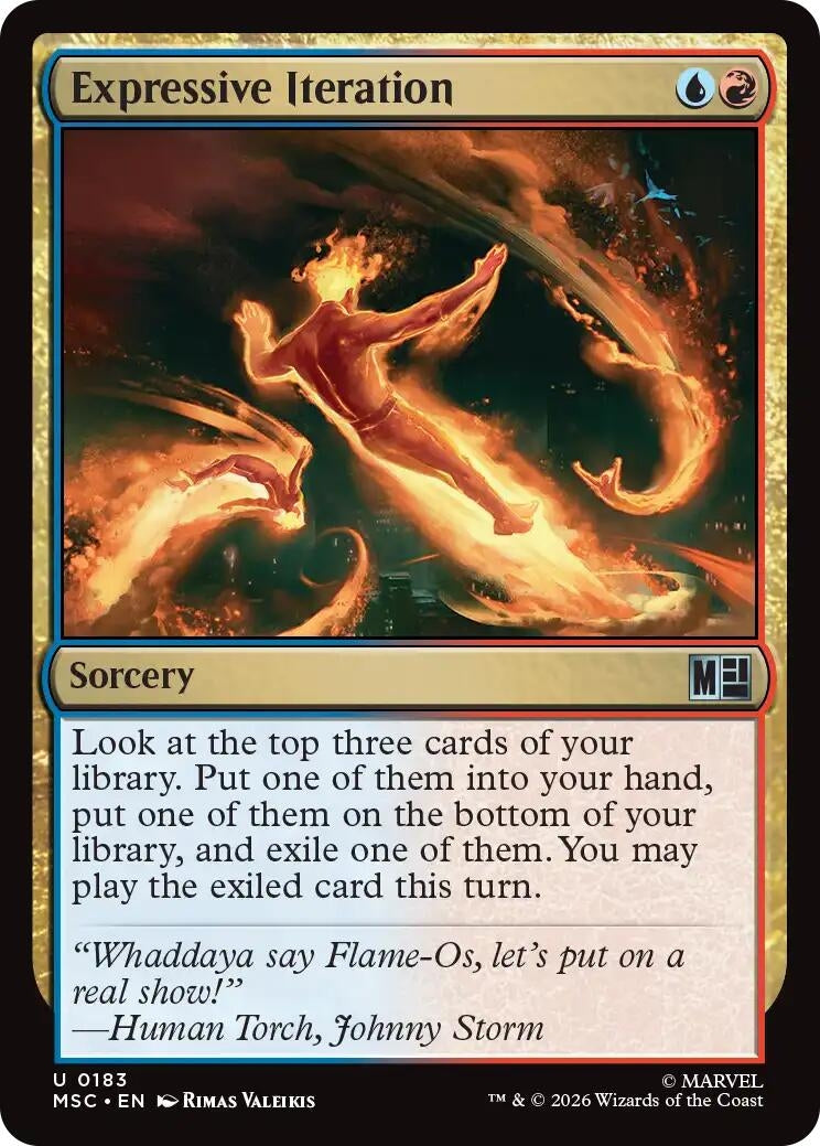 Image for Expressive Iteration (183) (MSC) - Magic: The Gathering
