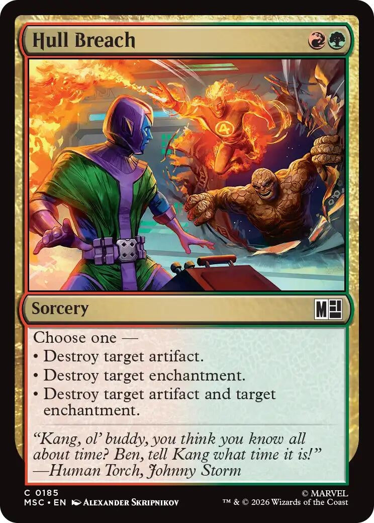 Image for Hull Breach (185) (MSC) - Magic: The Gathering