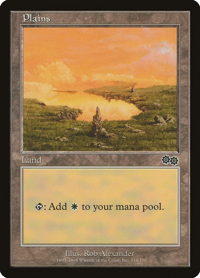 Image for Plains (334) (334) (USG) - Magic: The Gathering