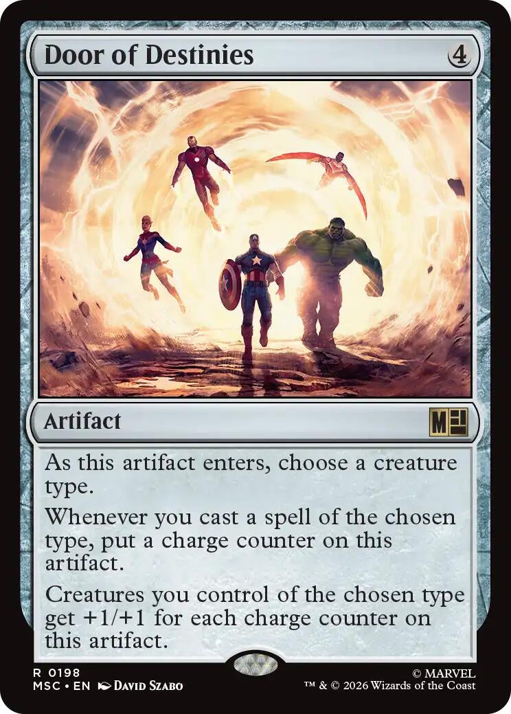 Image for Door of Destinies (Surge Foil) (198) (MSC) - Magic: The Gathering