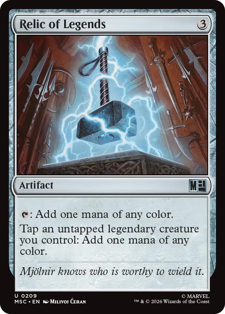Image for Relic of Legends (Surge Foil) (209) (MSC) - Magic: The Gathering