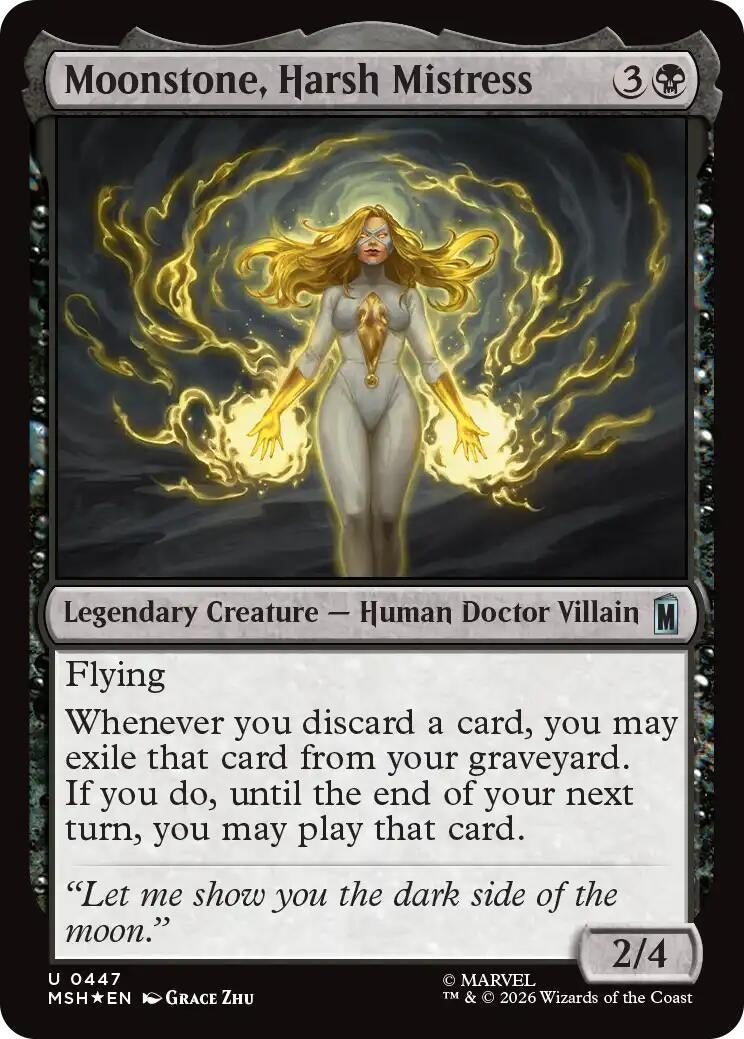 Image for Moonstone, Harsh Mistress (Surge Foil) (447) (MSH) - Magic: The Gathering
