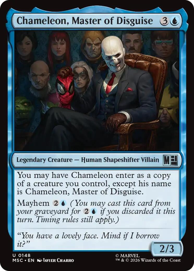 Image for Chameleon, Master of Disguise (Surge Foil) (148) (MSC) - Magic: The Gathering