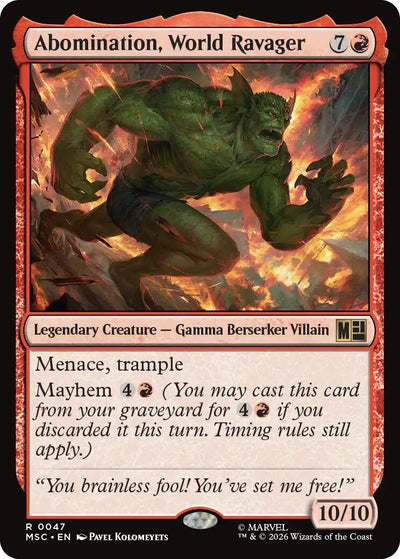 Abomination, World Ravager (47) (MSC)