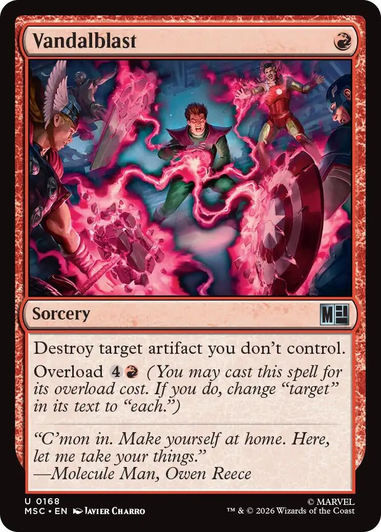 Image for Vandalblast (Surge Foil) (168) (MSC) - Magic: The Gathering
