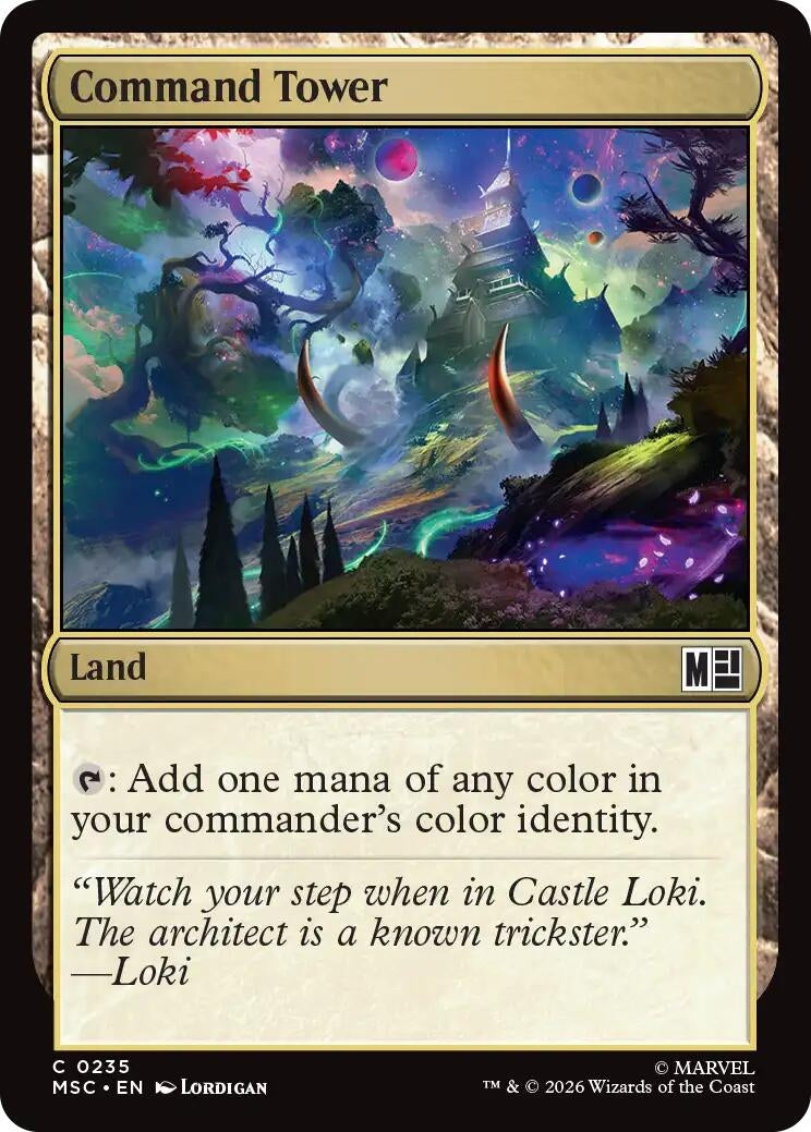 Image for Command Tower (0235) (235) (MSC) - Magic: The Gathering