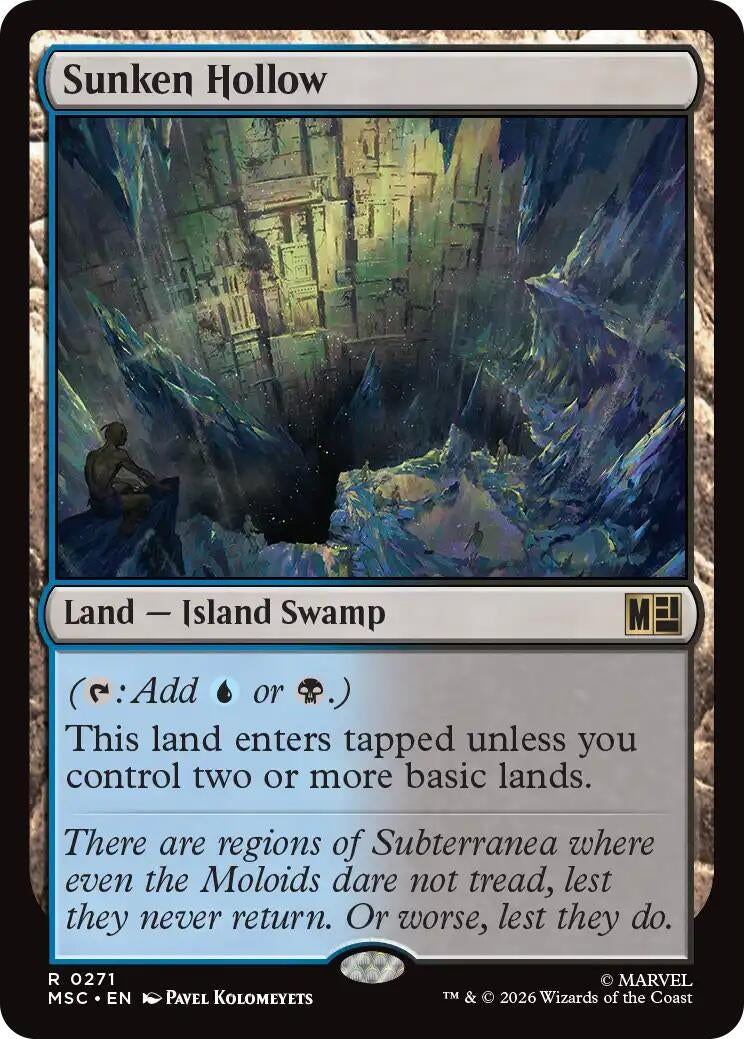 Image for Sunken Hollow (Surge Foil) (271) (MSC) - Magic: The Gathering