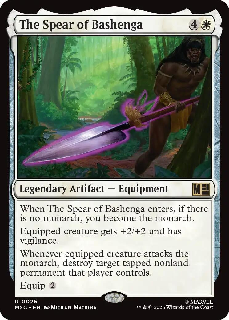 Image for The Spear of Bashenga (25) (MSC) - Magic: The Gathering