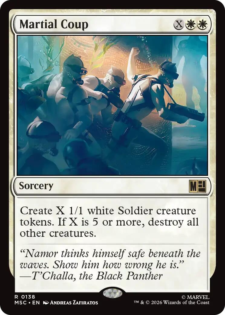 Image for Martial Coup (138) (MSC) - Magic: The Gathering