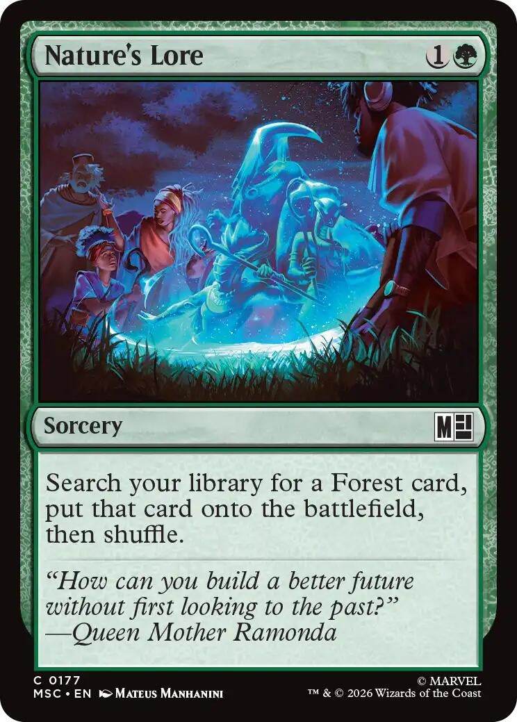Image for Nature's Lore (177) (MSC) - Magic: The Gathering