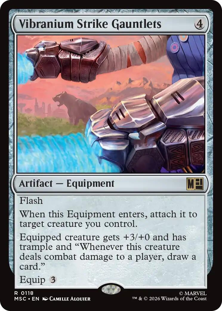 Image for Vibranium Strike Gauntlets (118) (MSC) - Magic: The Gathering