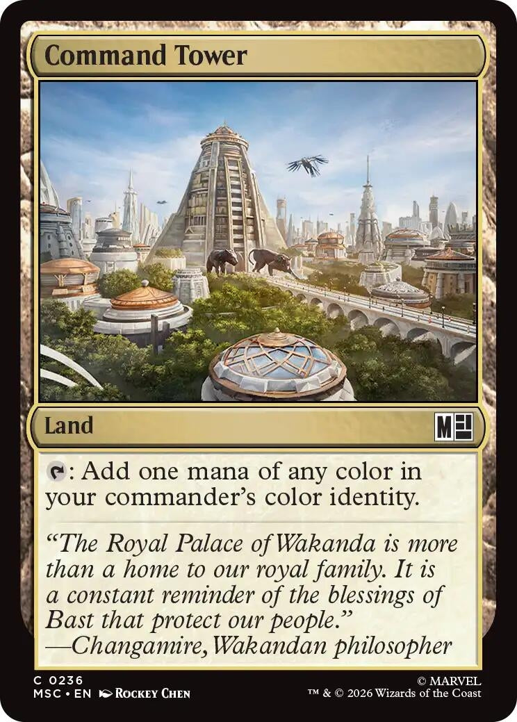Image for Command Tower (0236) (236) (MSC) - Magic: The Gathering