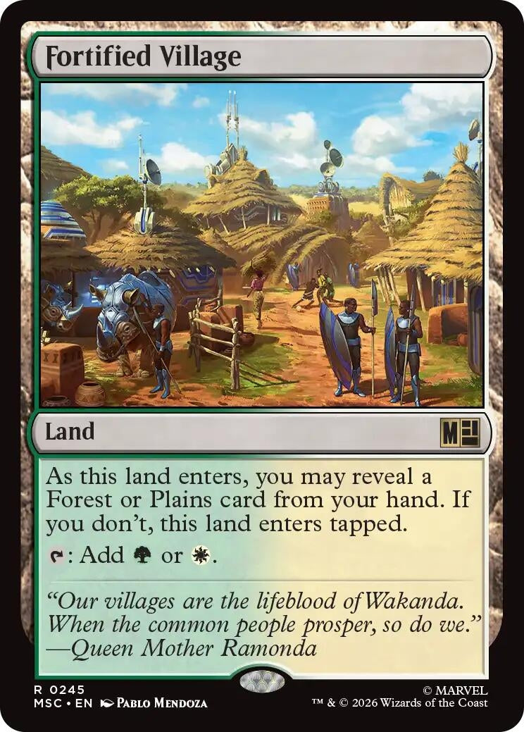 Image for Fortified Village (245) (MSC) - Magic: The Gathering