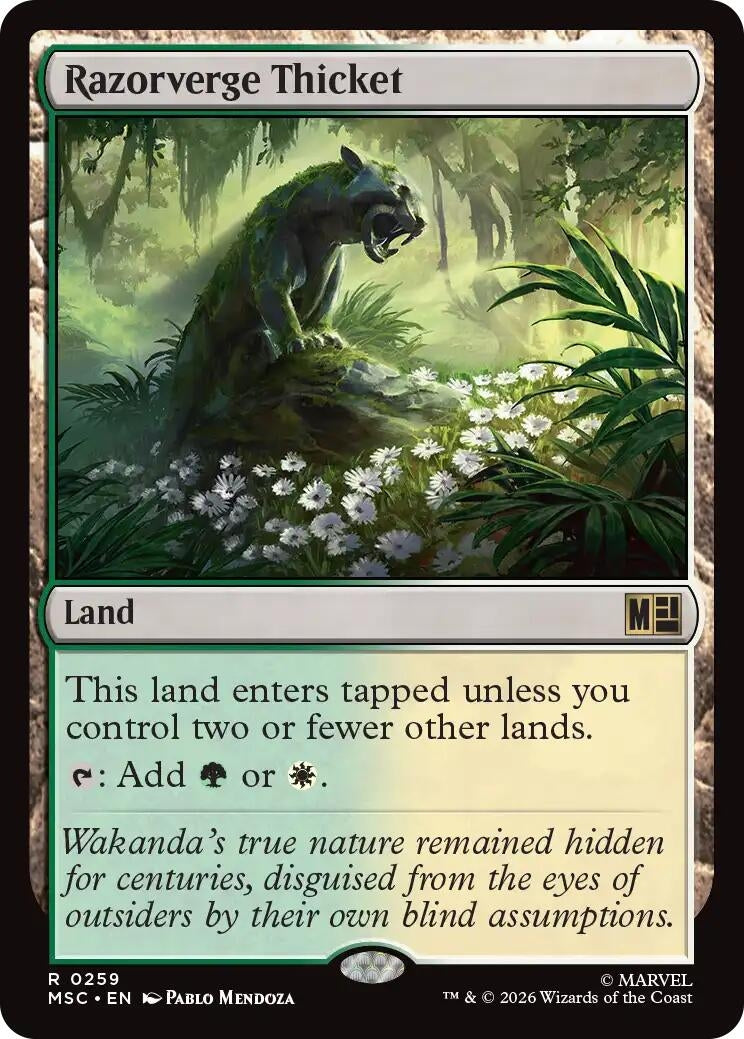 Image for Razorverge Thicket (259) (MSC) - Magic: The Gathering