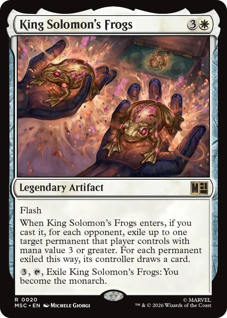 Image for King Solomon's Frogs (Surge Foil) (20) (MSC) - Magic: The Gathering