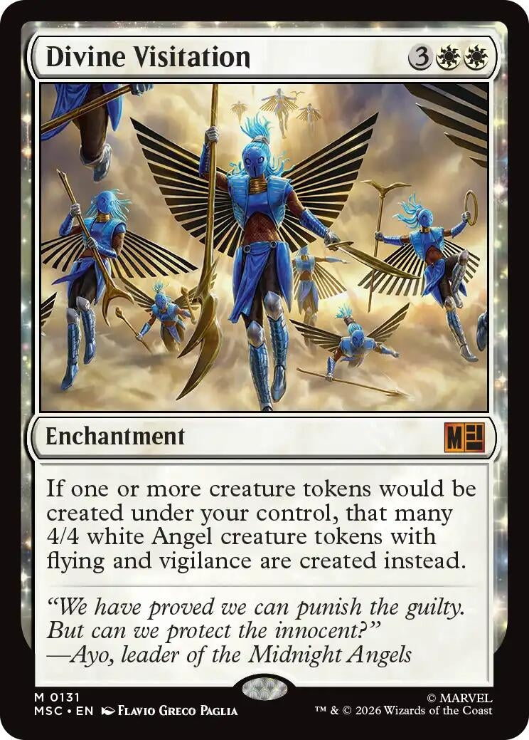 Image for Divine Visitation (Surge Foil) (131) (MSC) - Magic: The Gathering