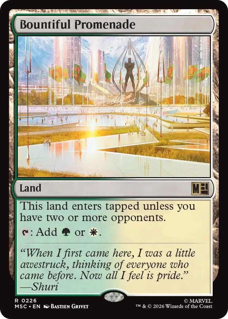 Image for Bountiful Promenade (Surge Foil) (226) (MSC) - Magic: The Gathering