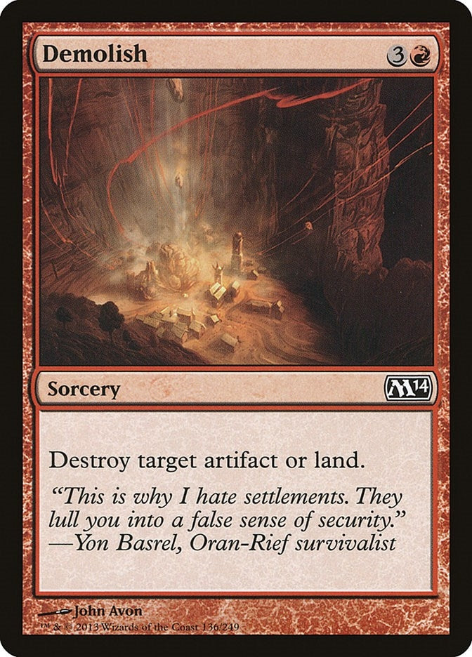 Demolish (136) (M14)
